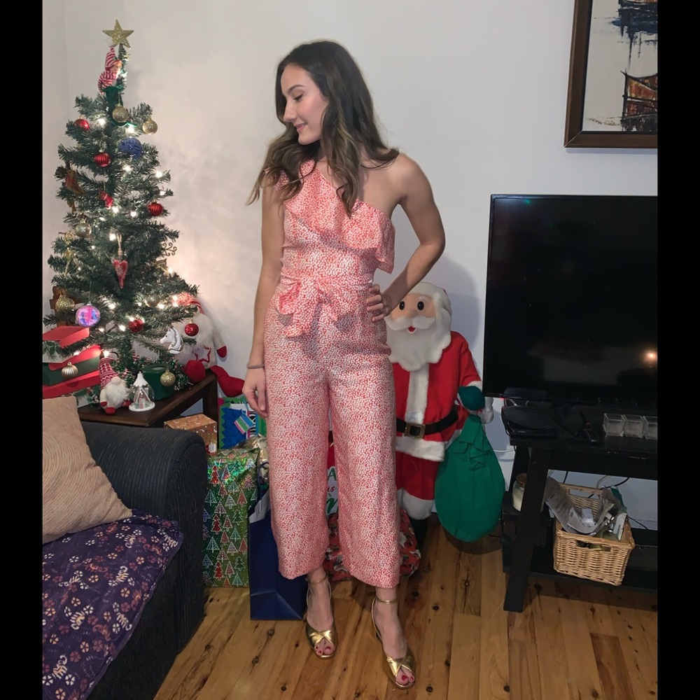 Club monaco one shoulder jumpsuit lene